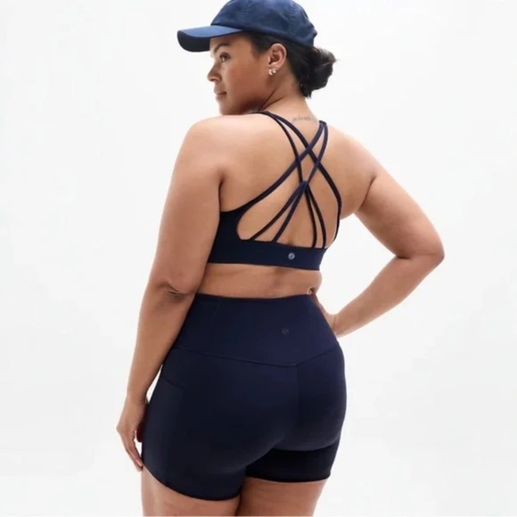 Athleta Solace Bra - Blue - Large - D-DD - NWT - Picture 2 of 10